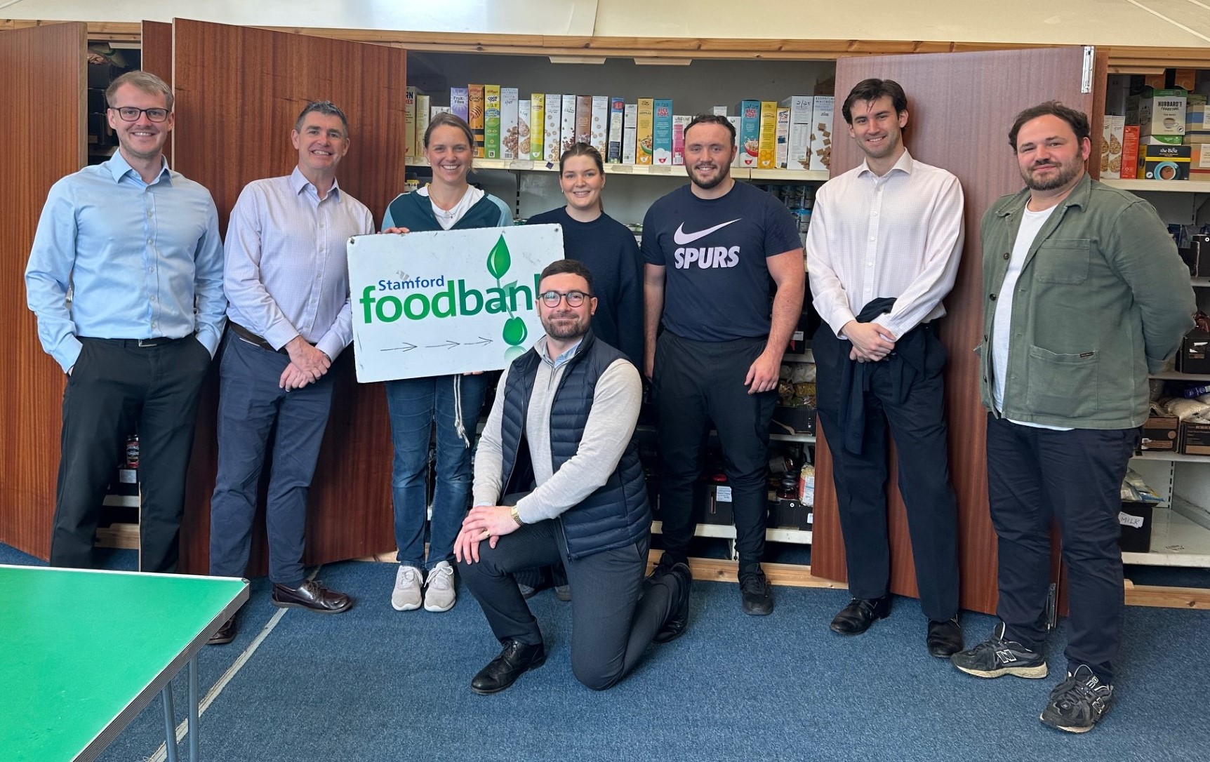 Bishopsgate Corporate Finance volunteer at Stamford & Oundle Foodbank